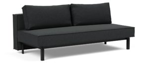 SLY Schlafsofa ohne Armlehnen in schwarz, Gästebett von Innovation