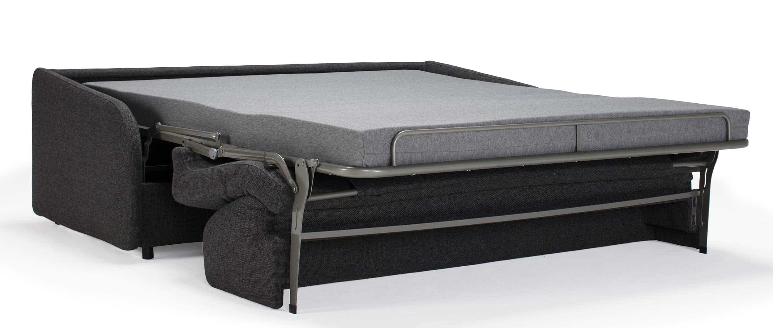Sofabett EIVOR von Innovation, Schlafsofa für jeden Tag mit schmalen Armlehnen und Matratze, Bettfunktion