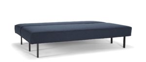 Innovation blaues Schlafsofa SLY Gästebett mit Metallfüßen ohne Armlehnen - 140x200