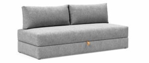 graues Schlafsofa WALIS von Innovation mit Bettkasten, Liege Daybed ohne Armlehnen - Liegefläche 80x200 cm