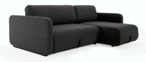 Lounge Sofa VOGAN Ecksofa von Innovation mit Armlehnen, 2 Personen - Liegefläche 120x200 cm