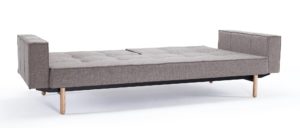 Schlafsofa SPLITBACK mit Armlehnen von Innovation, skandinavisches Design, Gästebett für 2 Personen - 110x200 cm