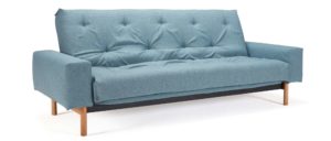 Schlafsofa MIMER von Innovation, Sofabett für jeden Tag, Dauerschläfer mit Matratze und Lattenrost - 140x200
