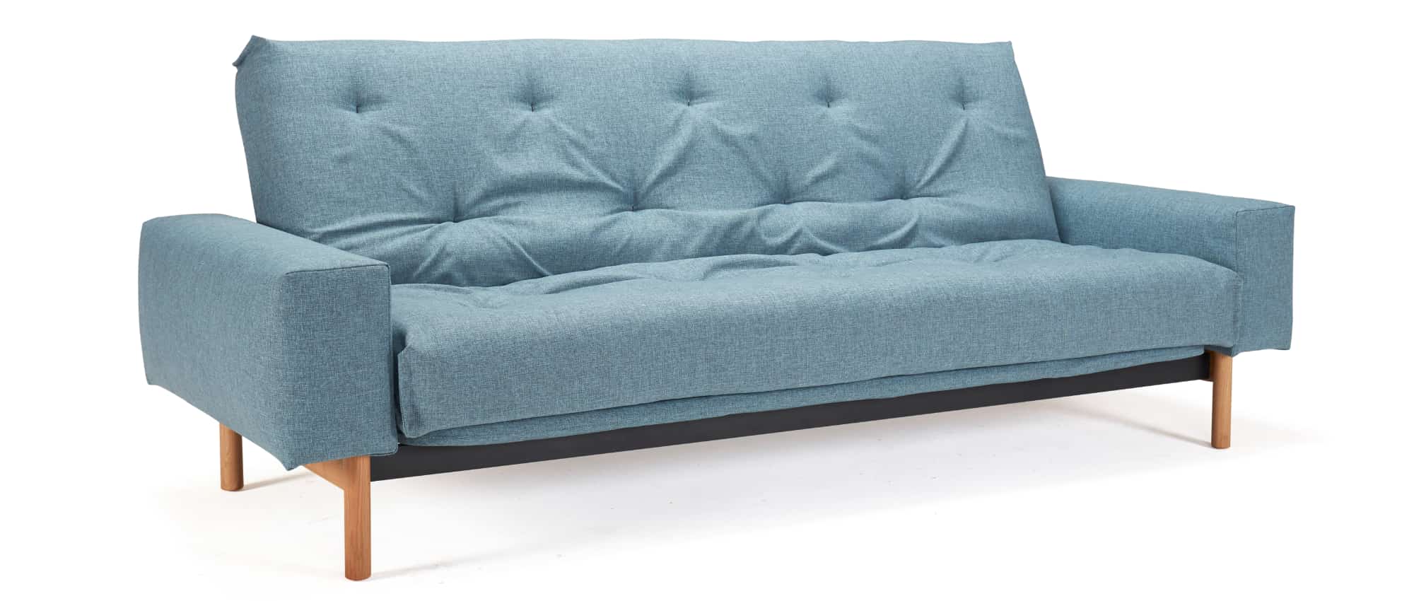 Schlafsofa MIMER von Innovation, Sofabett für jeden Tag, Dauerschläfer mit Matratze und Lattenrost - 140x200