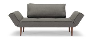 1 Personen Liege mit verstellbaren Armlehnen, dänisches Daybed kleines Sofa - 70x200cm